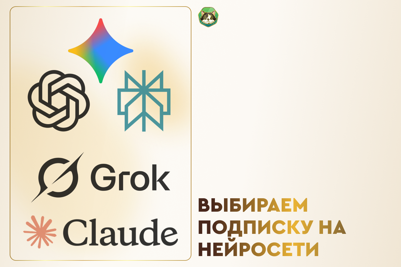 GPT, Gemini, Claude, Grok, Perplexity — что выбрать?